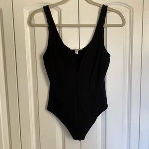 Express Deep V-neck bodysuit